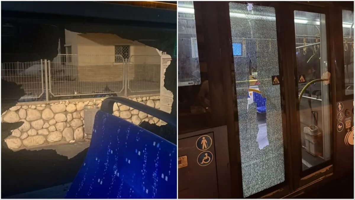 В Ашкелоне трое подростков подозреваются в бросании камней в автобусы