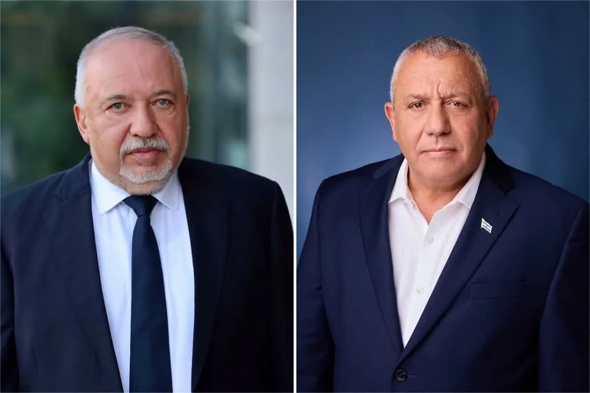 Либерман и Айзенкот договорились объединить усилия перед выборами